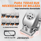 thumbnail image 2 of Maquinas Para Cabello Recargable Cortadora De Pelo Kit Eo Safe Imports Plateado, 2 of 5
