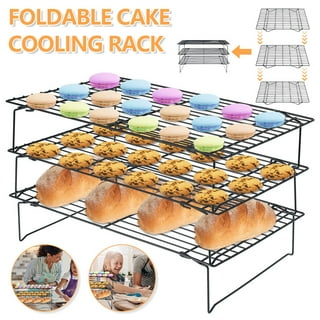  Nifty 3-Tier Oven Rack – Non-Stick, Dishwasher Safe, Use for  Cooking Casseroles, Compact Collapsible Kitchen Storage, Chrome-Plated  Steel Construction: Replacement Range Oven Racks: Home & Kitchen