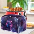 thumbnail image 4 of UNICEU Galaxy Black Cat Print 2 Slice Toaster Cover Kitchen Small Appliance Covers Toaster Bread Maker Protector Home Decoration, 4 of 6