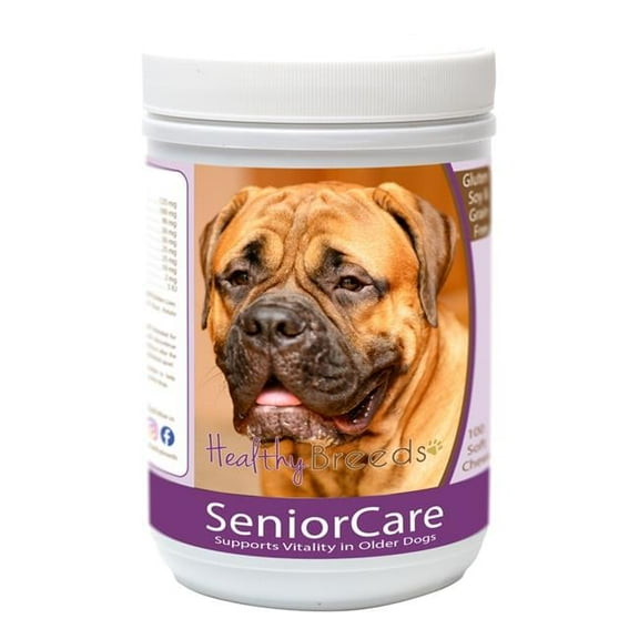 Healthy Breeds 840235163602 Bullmastiff Senior Dog Care Soft Chews