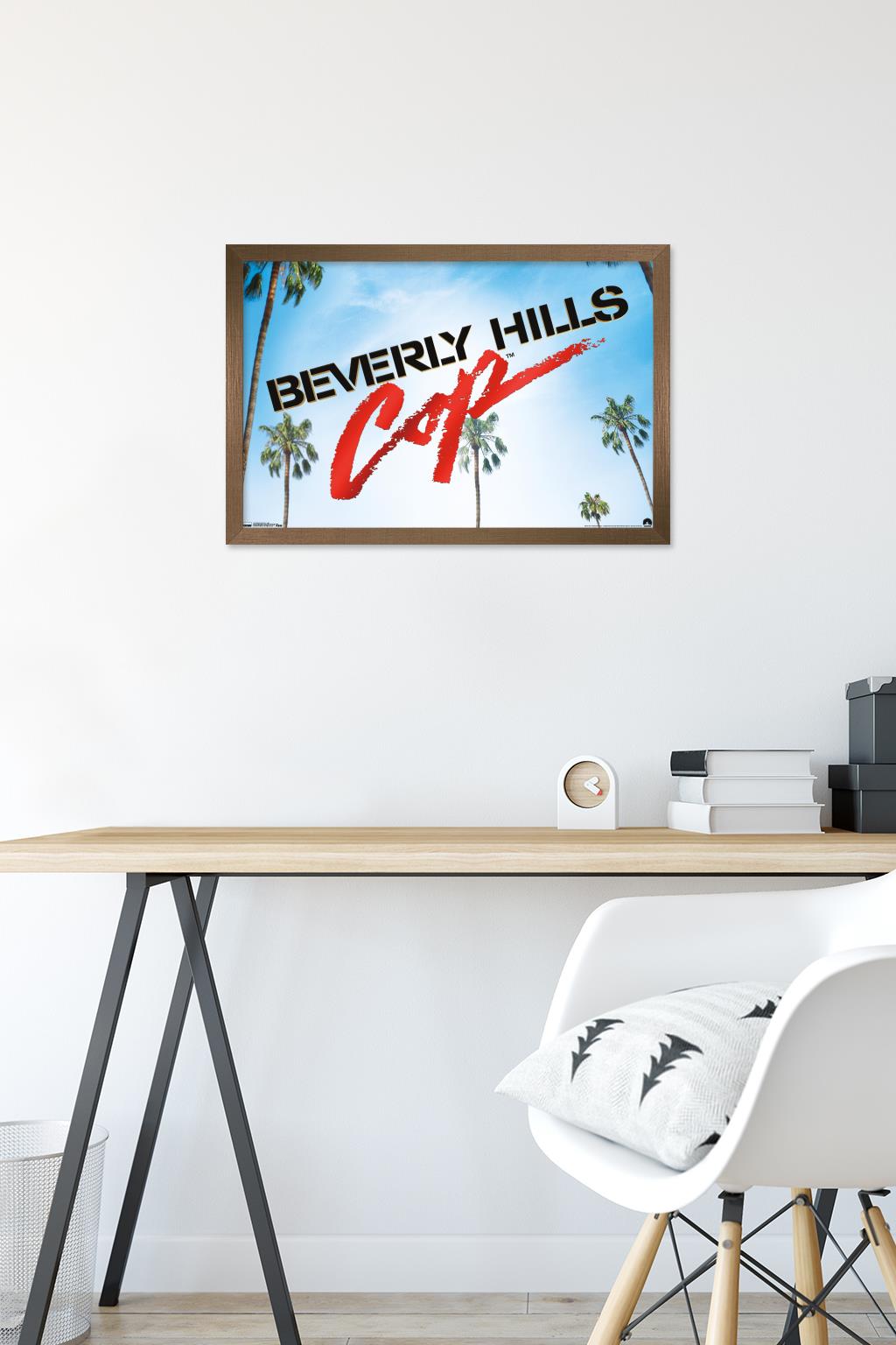Beverly Hills Cop - Logo Wall Poster, 14.725" x 22.375", Framed