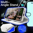 thumbnail image 4 of JETech Wallet Case for Samsung Galaxy S24 5G, Shockproof PU Leather Magnetic Flip Cover with Card Holder, Stand Feature and Full Camera Protection (White), 4 of 6