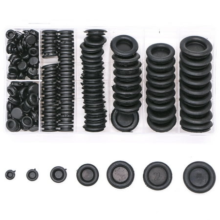 

Maozh01 170 Pcs Rubber Plugs Rubber Grommet with Storage Box