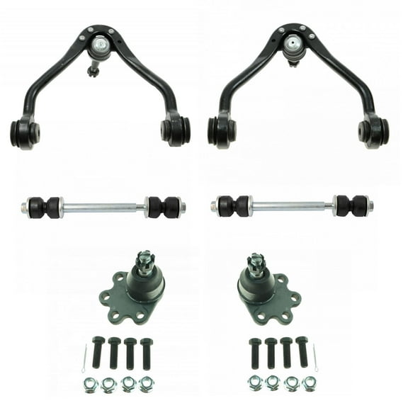 TRQ 6pc Suspension Kit Control Arms Ball Joints Sway Bar End Links New PSA72517 Fits select: 1989-1999 CHEVROLET GMT-400, 1989-1999 GMC SIERRA