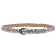 thumbnail image 2 of Women's 1" Skinny Narrow Braided Woven Non-Leather Vintage Belt, 2 of 2