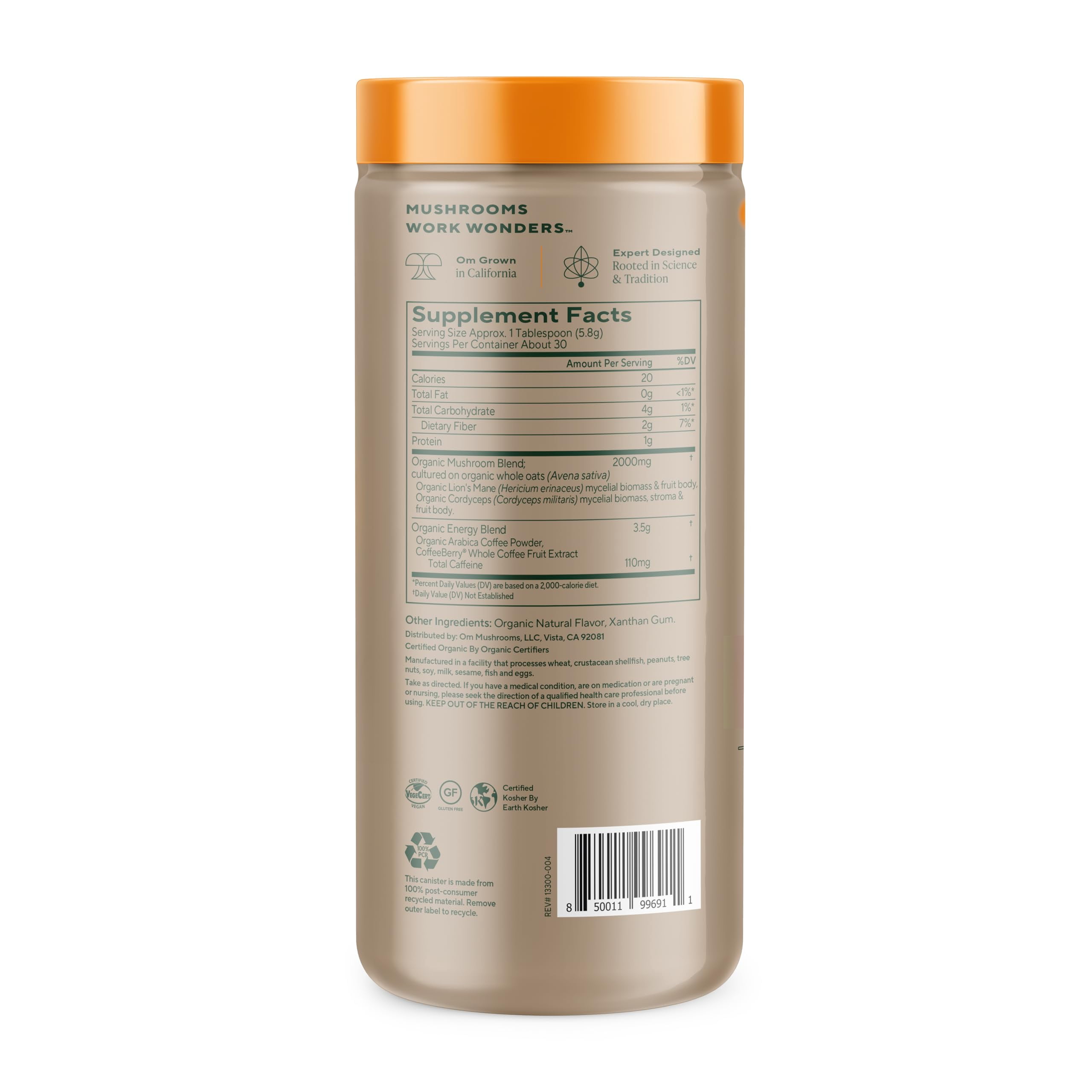 OM Mushroom Blend Coffee 6.24 Oz