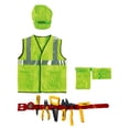 thumbnail image 6 of SUXIAN Boys Halloween Engineer Repairman Costume Set Vest Hat and Tool Props for Kids Pretend Role‑Play Halloween Party Birthday Game Dress‑Up Kit, 6 of 6