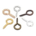 thumbnail image 1 of Jewelry Eye Pins,200Pcs Screw Eye Pins Eye Pin Jewelry Pins Crafted with Care, 1 of 2