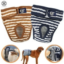 Luxtrada Reusable Dog Diapers Female Adjustable Washable Dog Diapers, Breathable Doggie Diapers for Small Medium Dogs
