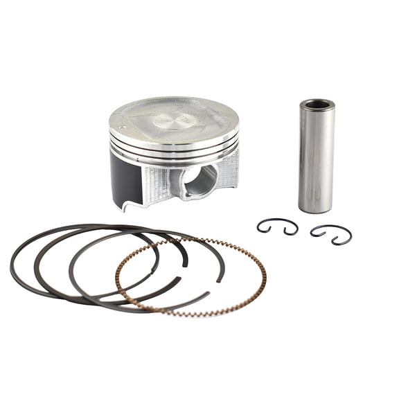 Piston Kit Standard Bore Grade B Compatible with 2002-2007 Suzuki Vinson 500 Automatic Manual 4x4 LT-A500F LT-F500F 493cc SOHC 4-Valve 87.46mm Utility ATV Quad