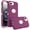 Purple, variant on Compatible with iPhone 14 Plus 6.7 inch Phone Case Hybrid Rugged Shockproof Hard Protective Drop Proof Full Body Heavy Duty Mobile Cell Cover for i-Phone 14+ iPhone14Plus 5G i i14 + Women Men Black