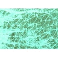 thumbnail image 1 of Ahgly Company Indoor Rectangle Abstract Turquoise Blue Modern Area Rugs, 2' x 5', 1 of 4