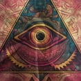 thumbnail image 5 of Home Bedclothes All-seeing Eye Printed Duvet Cover Set Teenager Adult Fantasy Bedroom Decor,California King (98"x104"), 5 of 6