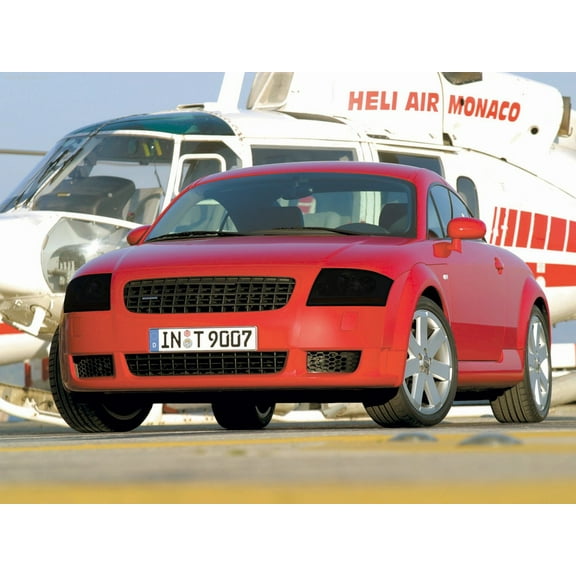 For The BlingLights Tinted Protective Headlight Film Covers for 1998-2006 Audi TT 8N mk1