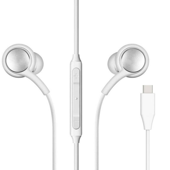 Headphones TYPE-C Earphones for Motorola Razr (2023), Edge (2023) - USB-C Earbuds w Mic Headset Handsfree Earpieces
