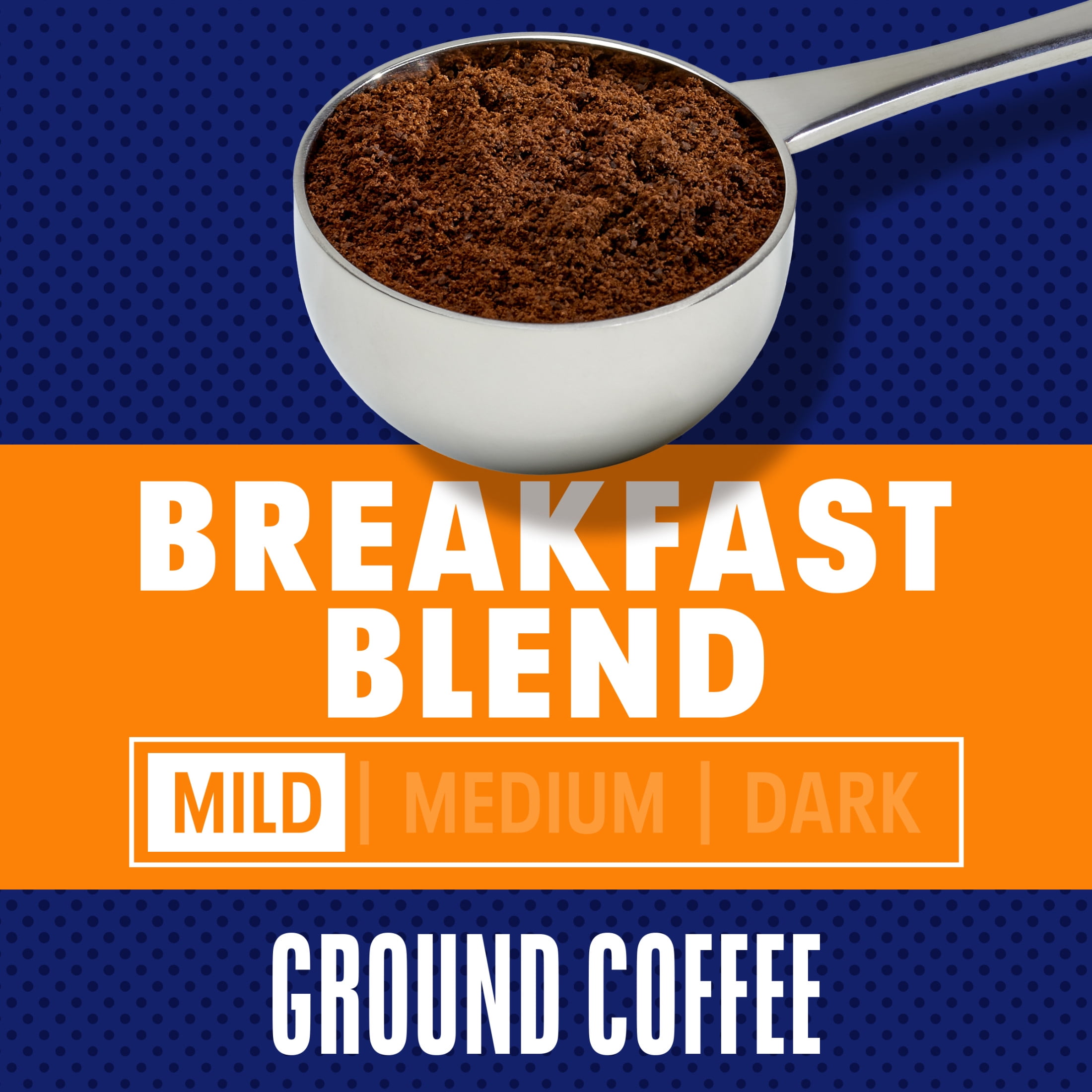 (6 pack) Maxwell House Light Roast Breakfast Blend Ground Coffee (25.6 oz Canisters, Pack of 6)