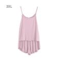 thumbnail image 4 of Minnieouse Conjunto de pijama de 2 piezas para mujer, chaleco sexy, pantalones cortos, ropa de dormir, rosa, XXL conjuntos de ropa Rosado XXXL Minnieouse AP001253-10, 4 of 6