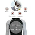 thumbnail image 4 of GBH Mens Long Sleeve Raglan Waffle Knit Tee (S-5XL), 4 of 6