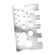 thumbnail image 5 of Identificador de tornillos, comprobador de roscas de tuercas y pernos, tabla de tamaños de tornillos de plomero, regla, herramienta de medición, 5 of 9