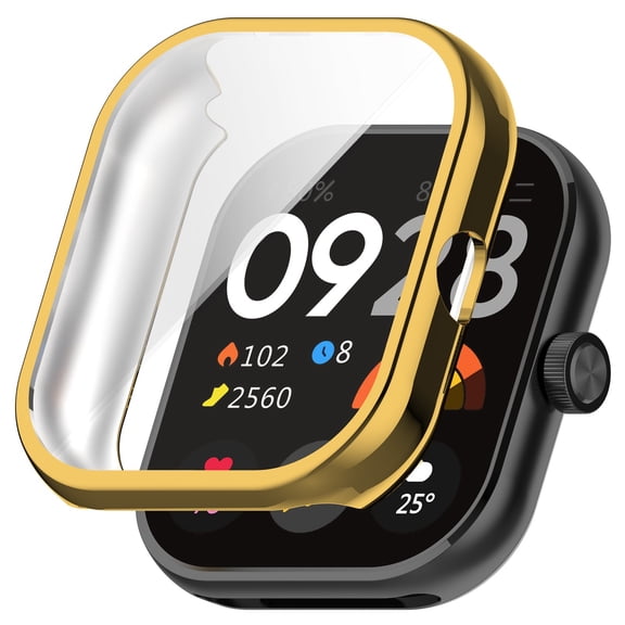 Electroplated TPU Protective Cover for Smartwatches Full Coverage Soft Gel with Advanced Absorption Technology