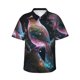 thumbnail image 1 of Balery Bird 3 Camisas hawaianas de manga corta para hombre, camisas playeras de corte holgado, camisas de vacaciones con botones,Large, 1 of 7