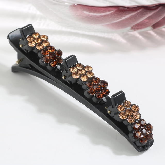 Barrettes Hair Clip 2024 Exquisite Sparkling Floral Design with Colorful Daily Glamour Accessory