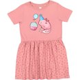 thumbnail image 3 of Inktastic Cute Axolotl Birthday with Cupcake Girls Toddler Dress, 3 of 5