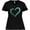 AB-Black, variant on Inktastic Paw Print Heart Women's Plus Size T-Shirt