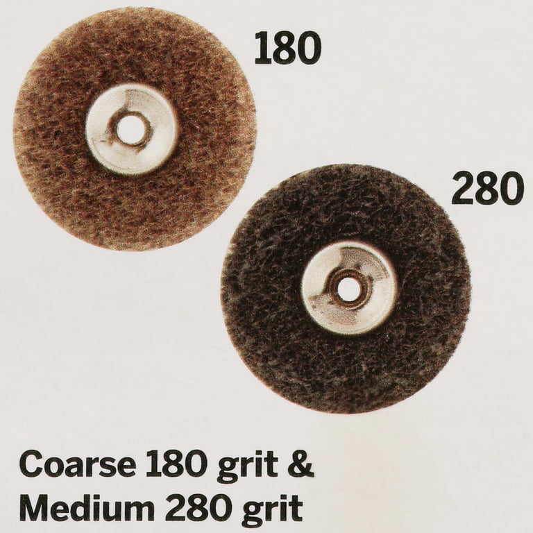 DREMEL® EZ SpeedClic : polissoirs abrasifs de finition grain 180 et 280  (511S)