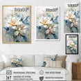 thumbnail image 4 of Designart "Simplistic Floral Array IV" Rhododendron Wall Art Prints, 4 of 7