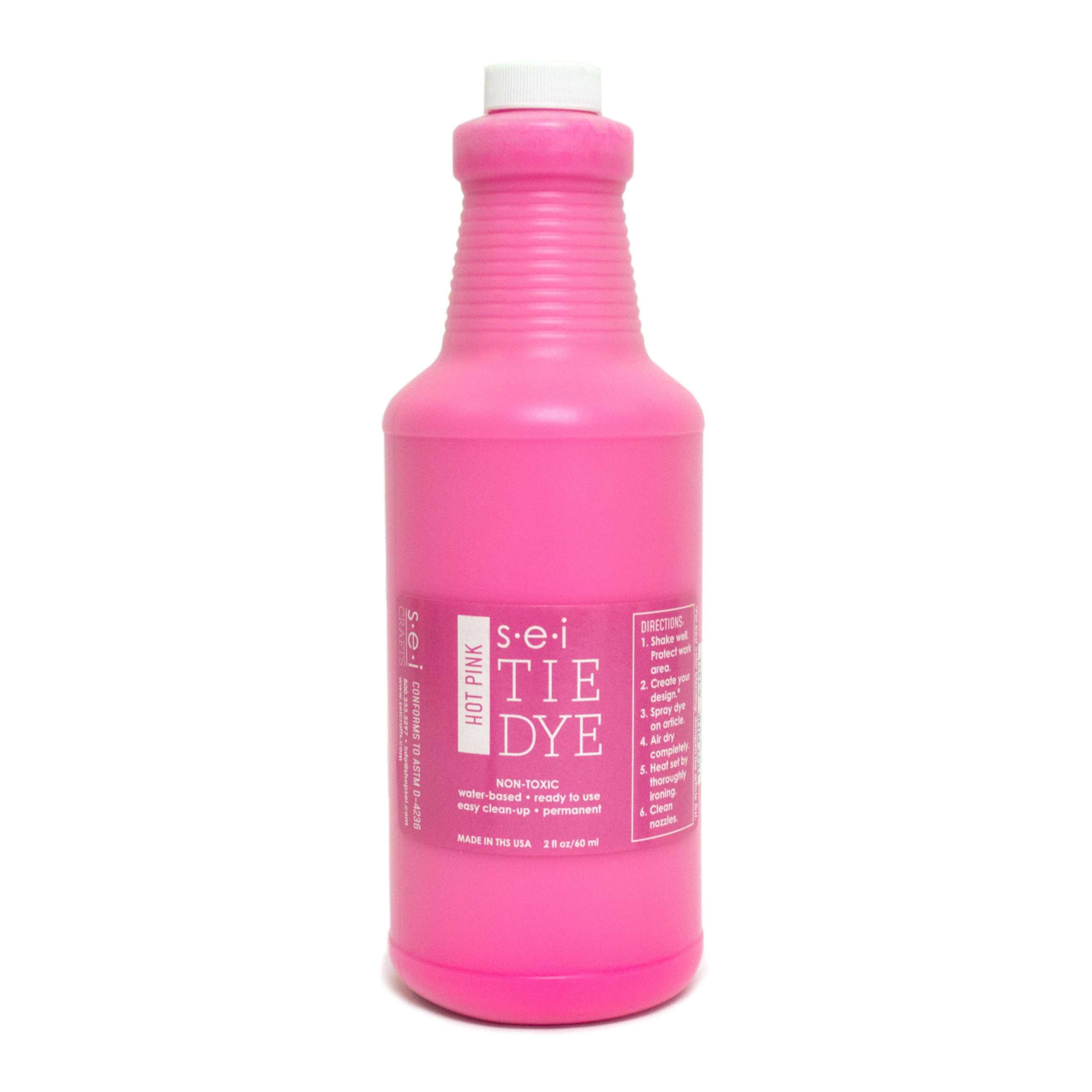 S·E·I Hot Pink Tie Dye, Fabric Dye, 1Quart32 Ounces