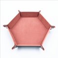 thumbnail image 1 of Foldable Dice Tray Box PU Leather Folding Hexagon Coin Square Tray Dice Game 6 Colors He Qiyong unisex, 1 of 2