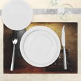 thumbnail image 3 of Ambesonne Fitness Place Mats Set of 4, Gym Room and Dumbbells, Standard Size, Black Redwood Pale Brown, 3 of 6