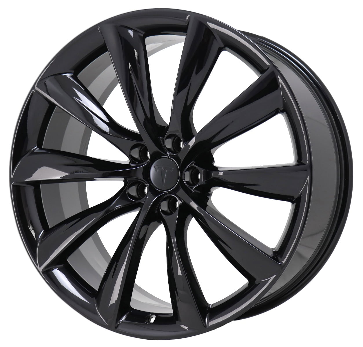 Tesla Model X 16 21 Gloss Black Factory Oem Wheel Rim Not Replicas Walmart Com