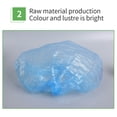 thumbnail image 6 of SPRING PARK 100pcs Disposable Waterproof Hair Cap Reusable Shower Cap Hat Bath Cap Clear Plastic, 6 of 8