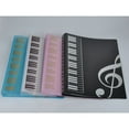thumbnail image 2 of WHAMVOX Music Sheet File Paper Documents Storage Folder 40 Pockets Holder (Pink), 2 of 4