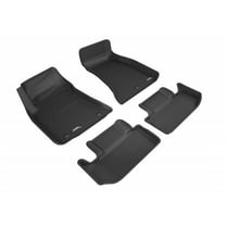 3D MAXpider 2015-2022 Fits Dodge Challenger Rwd Fit Rear Wheel Drive Only 1st 2nd Row Black Kagu Carbon Fiber Embossed Pattern Floor Mat L1DG02601509