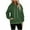 Green, variant on BangWanChi Women's Sweatshirts Zip up Women's Fashion Loose Long Sleeve Pullover Hoodie Fleece Warm Solid Color Drawstring Pulover Tops Sweatshirts