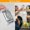 thumbnail image 3 of Egg Slicer for Hard Boiled Eggs, Household Stainless Steel Egg Cooker Cutter for Strawberry Fruit Garnish Slicer (gray), 3 of 7