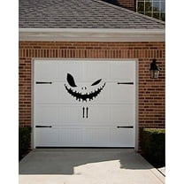 Decal ~ Skeleton Face #3 ~ HALLOWEEN: WALL OR WINDOW DECAL, 20" X 25"