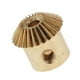 thumbnail image 5 of Módulo de Engranaje de Tornillo (Worm Gear) de de 25 con de Agujero de 3/ 4/ 5 mm Agujero de 3 mm Macarena Engranaje cónico de latón, 5 of 8