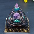 thumbnail image 4 of Generador de energía de chakra Reiki de cristal de pirámide de orgonita natural (Escorpio), 4 of 4