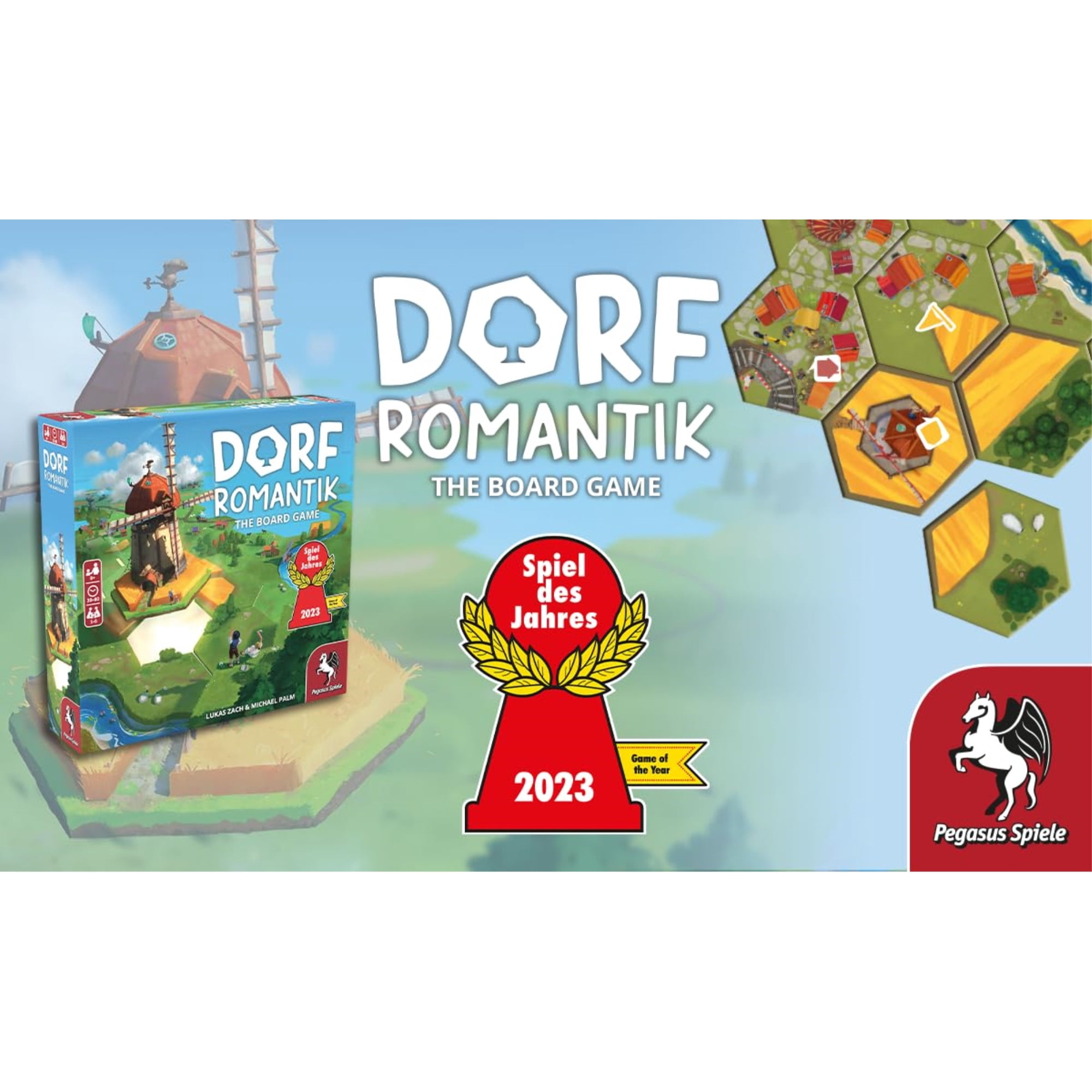 Pegasus Spiele Dorfromantik Family Board Game
