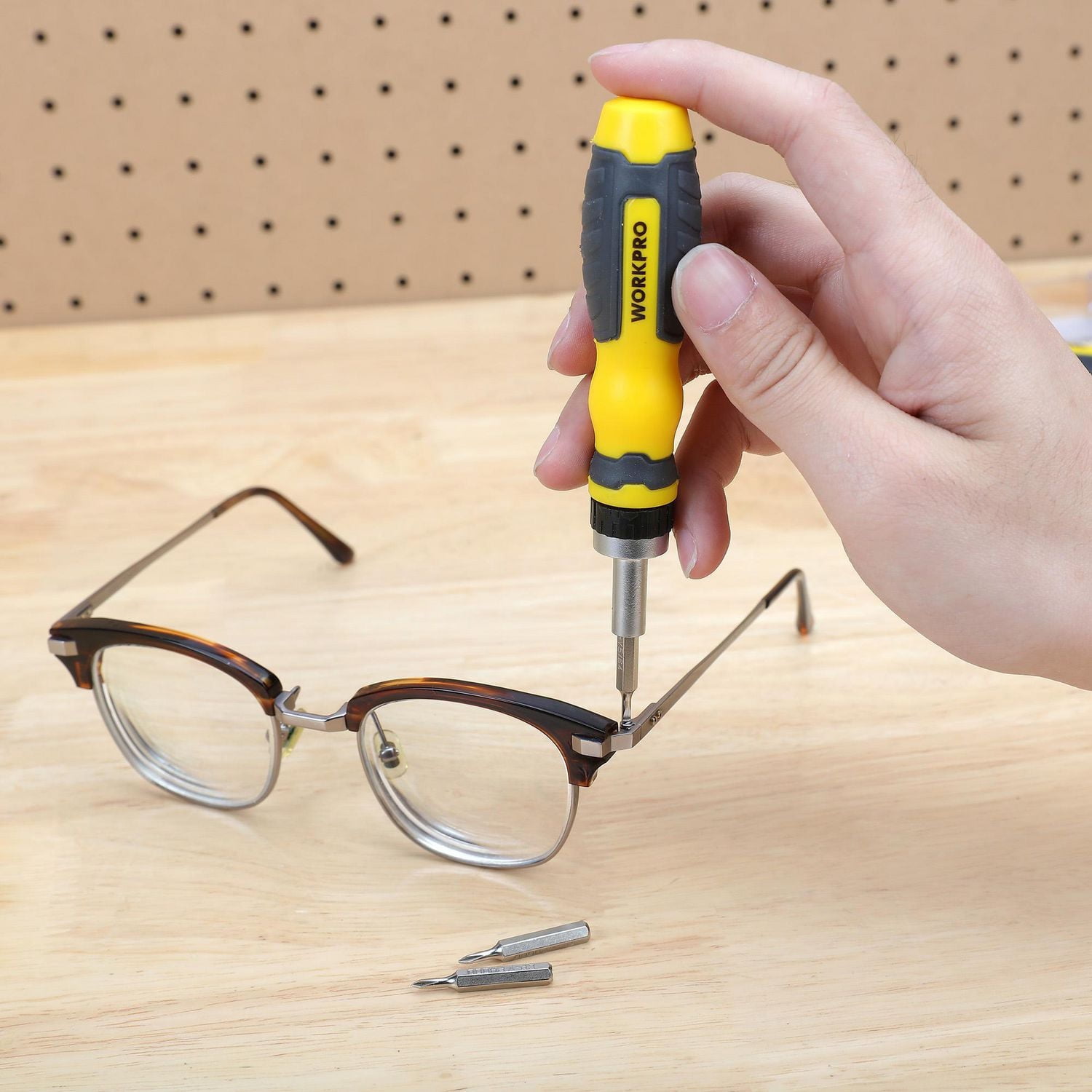 WorkPro Flex Bit Driver - 57 Piece, Cr-V steel for durability