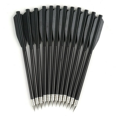 12/36/60PCS ALUMINUM METAL BOLTS 50 & 80 lb MINI CROSSBOW ARCHERY