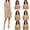 Khaki, variant on Evening Dress for Women Wedding Guest Wrap Dresses for Women Mid Length Convertible Multiway Dress (Green XL)