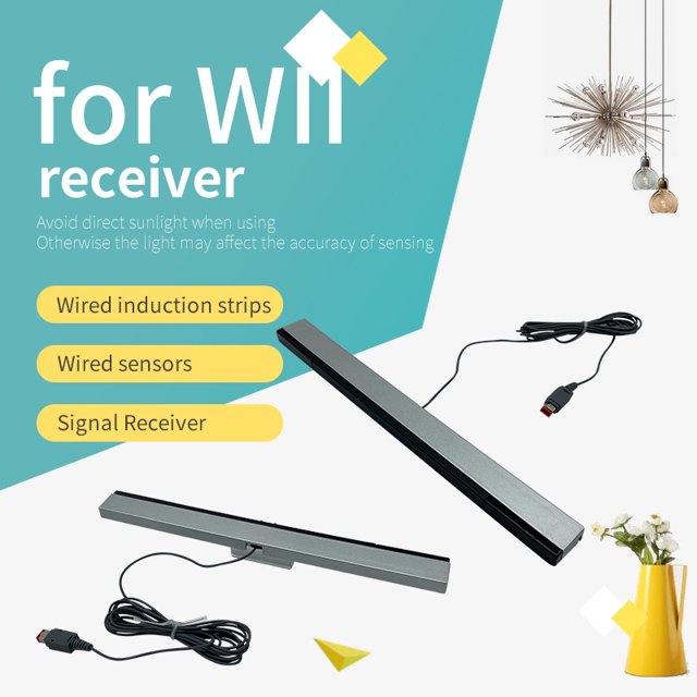 Receptor con cable WIIU Receptor Wiiu Barra de inducción con sensor Wii Receptor con cable Wii Spot
