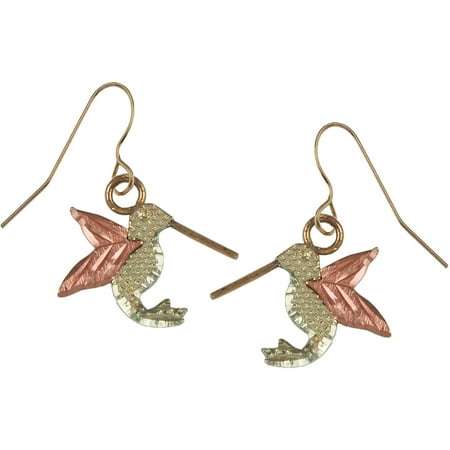 Black Hills Gold 10kt And 12kt Hummingbird Black Hills Gold 10kt And 12kt Hummingbird Earrings
