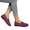 Purple, variant on YOUYEDIAN Flat Shoes for Women Dressy Non Slip Slip on Loafers Spring Summer Office Walking Shoes Comfy Closed Toe Orthopedic Shoes (Purple)