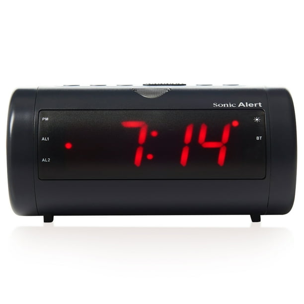 Sonic Alert Sonic Blast Digital Alarm Clock With Bluetooth Speaker